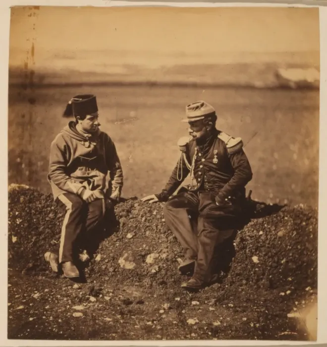 Framed Print : General Cissa, chief of the staff to General Bosquet, & aide Framed Print : General Cissa, chief of the staff to General Bosquet, & aide