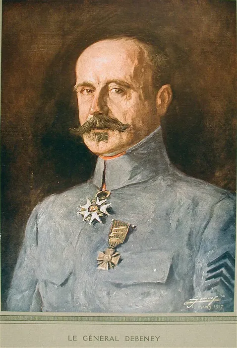 Framed Print : General Debeney, dated 16th March 1917 Framed Print : General Debeney, dated 16th March 1917