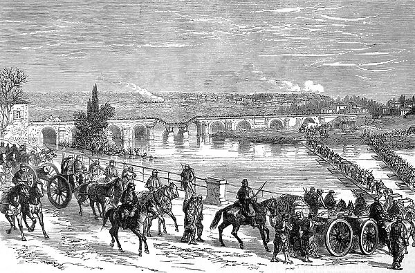 General Ducrots Forces crossing the Marne; Franco-Prussian