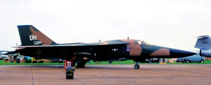 Framed Print : General Dynamics F-111E 68-0019