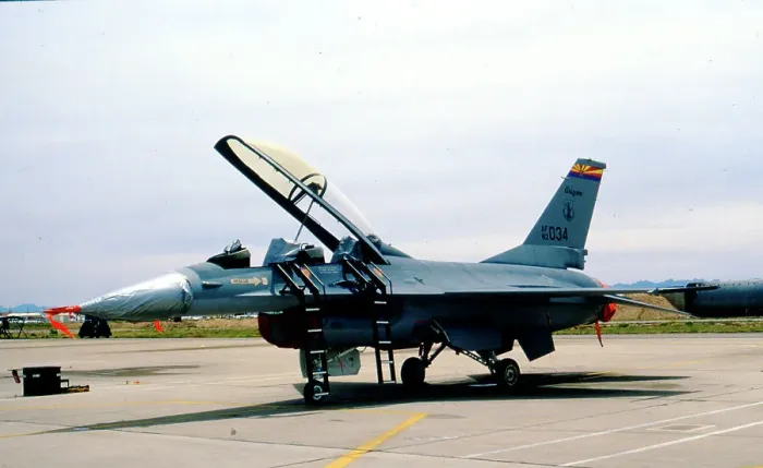 Framed Print : General Dynamics F-16B Fighting Falcon 82-1034 Framed Print : General Dynamics F-16B Fighting Falcon 82-1034