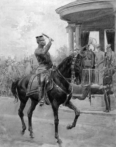 General Foch in Victory Parade, Hyde Park, London