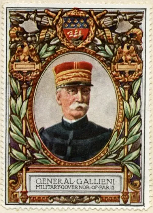 Framed Print : General Gallieni / Stamp Framed Print : General Gallieni / Stamp