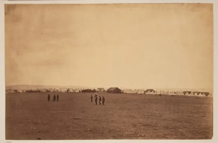 Framed Print : General Garretts quarters & tents of the 4th Division Framed Print : General Garretts quarters & tents of the 4th Division