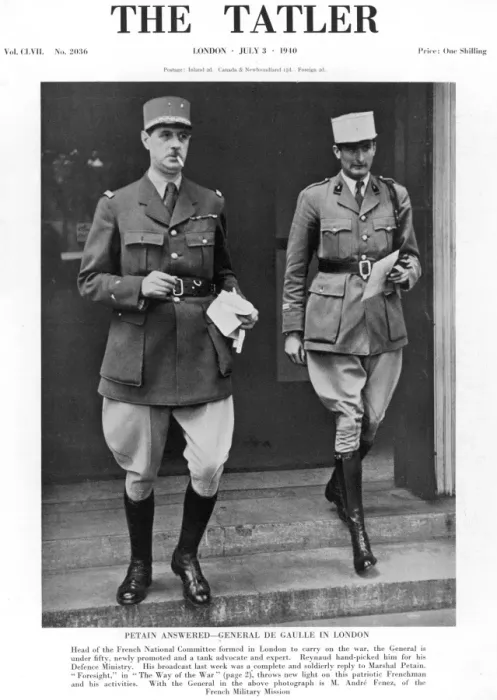 Framed Print : General de Gaulle in London Framed Print : General de Gaulle in London