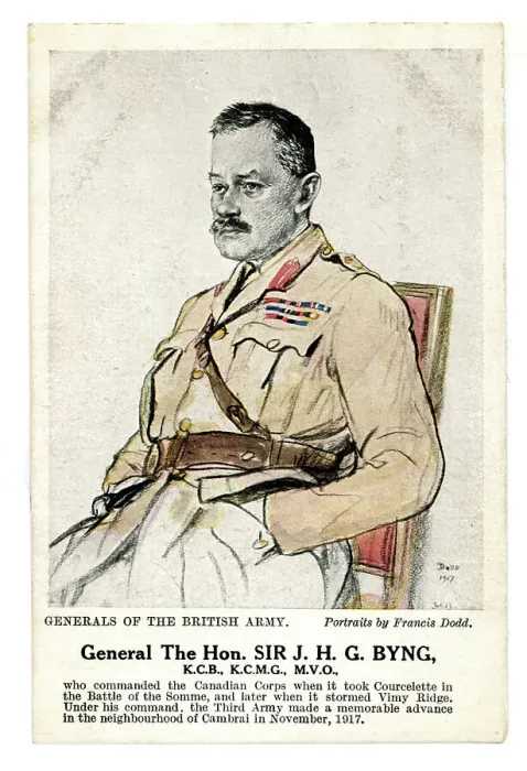 Framed Print : General The Hon. Sir J. H. G. Byng