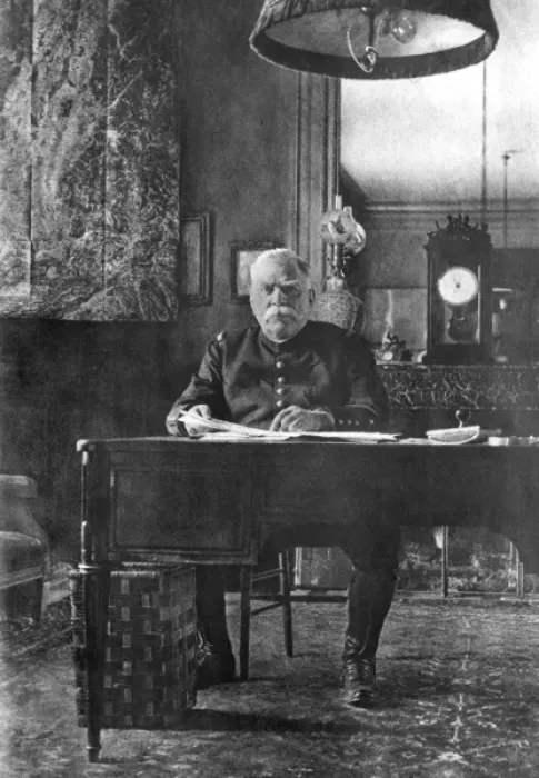 Framed Print : General Joffre at his desk, WW1 Framed Print : General Joffre at his desk, WW1