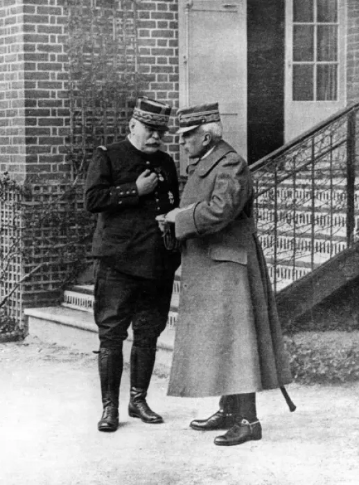 Framed Print : General Joffre and General Cadorna during WW1 Framed Print : General Joffre and General Cadorna during WW1