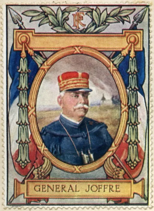 Framed Print : General Joffre / Stamp Framed Print : General Joffre / Stamp
