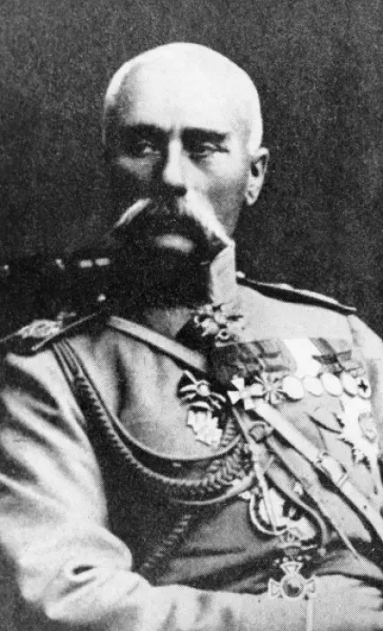 Framed Print : General Lechitski, Russian army officer Framed Print : General Lechitski, Russian army officer