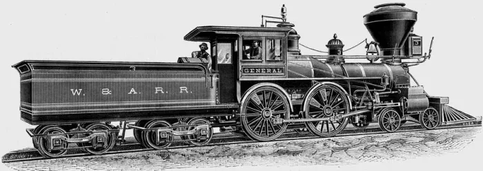 Framed Print : GENERAL LOCOMOTIVE Framed Print : GENERAL LOCOMOTIVE