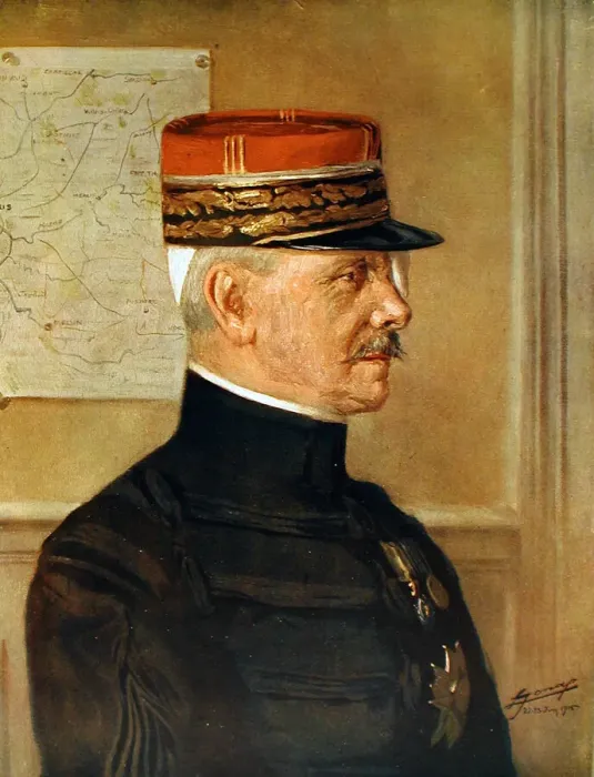 Framed Print : General Maunoury, dated 22nd / 23rd June 1915 Framed Print : General Maunoury, dated 22nd / 23rd June 1915