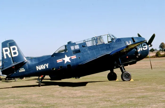 Framed Print : General Motors TBM-3R Avenger G-BTDP