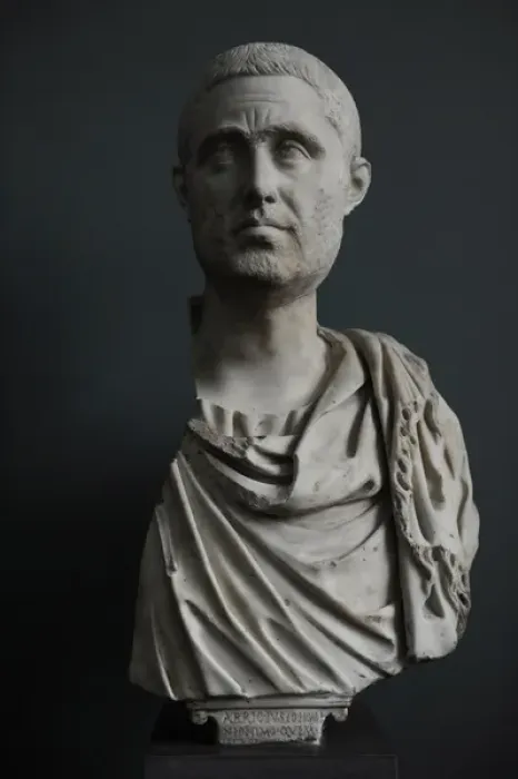 Framed Print : The General Officer Arrius Justus. 300 A. C. Marble. Carlsber Framed Print : The General Officer Arrius Justus. 300 A. C. Marble. Carlsber