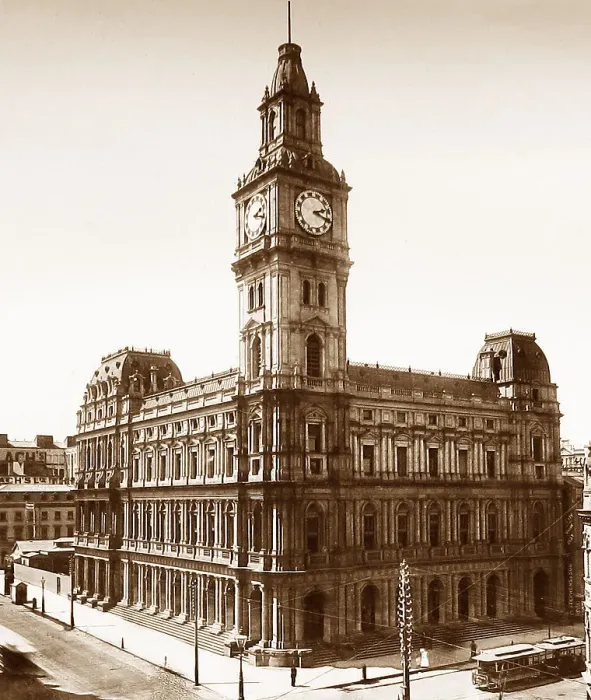 Framed Print : General Post Office, Melbourne, Australia Framed Print : General Post Office, Melbourne, Australia