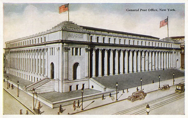 The General Post Office - New York City, USA. Situated at 8th Avenue