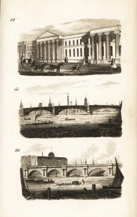 Framed Print : The General Post-Office, Southwark Bridge and Waterloo Framed Print : The General Post-Office, Southwark Bridge and Waterloo
