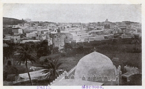 General rooftop view of Saffi (Safi, Asfi), Morocco