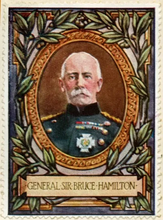 Framed Print : General Sir Bruce Hamilton / Stamp Framed Print : General Sir Bruce Hamilton / Stamp