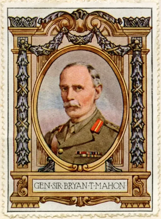 Framed Print : General Sir Bryan T. Mahon / Stamp Framed Print : General Sir Bryan T. Mahon / Stamp