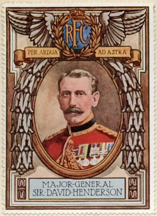 Framed Print : General Sir David Henderson / Stamp Framed Print : General Sir David Henderson / Stamp