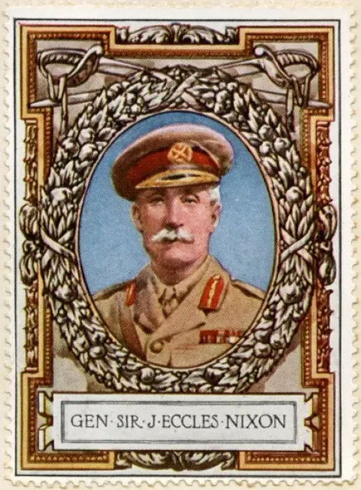 Framed Print : General Sir John Nixon / Stamp Framed Print : General Sir John Nixon / Stamp