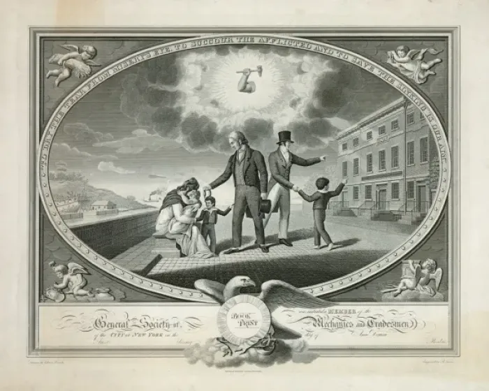Framed Print : General society of mechanics and tradesmen Framed Print : General society of mechanics and tradesmen