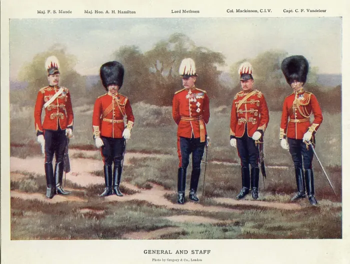 Framed Print : General and Staff, Maj F. S. Maude, Maj Hon A. H. Hamilton Framed Print : General and Staff, Maj F. S. Maude, Maj Hon A. H. Hamilton
