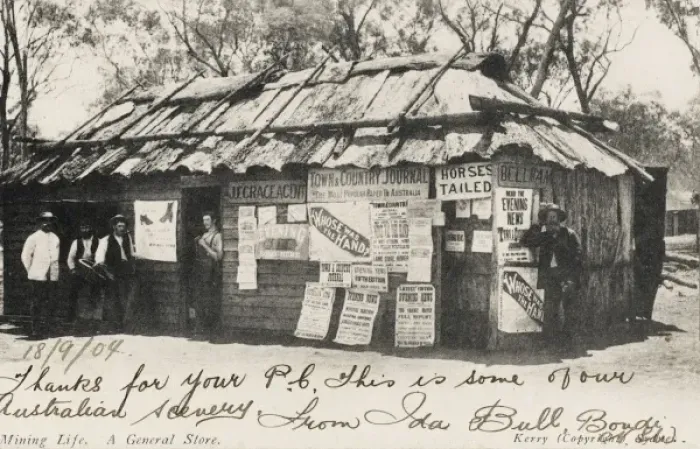 Framed Print : General Store close to a Mining settlement - Australia Framed Print : General Store close to a Mining settlement - Australia