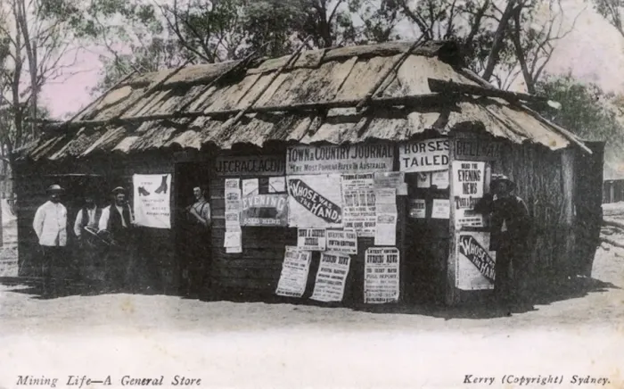 Framed Print : General store in a mining area, Australia Framed Print : General store in a mining area, Australia
