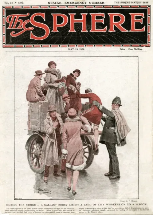 Framed Print : General Strike 1926 Framed Print : General Strike 1926