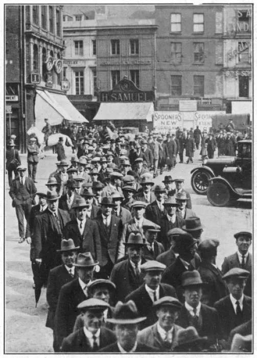 Framed Print : The General Strike - strikers in Plymouth Framed Print : The General Strike - strikers in Plymouth