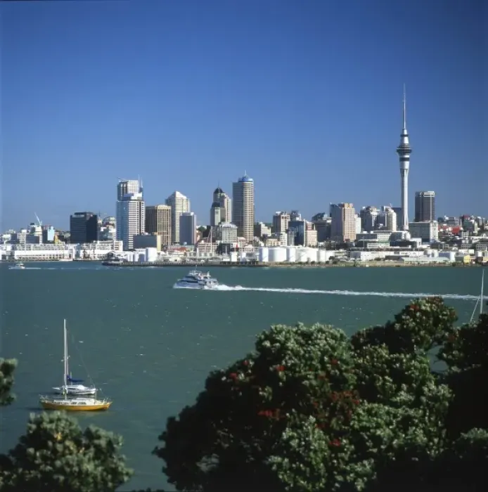 Framed Print : General view of Auckland, North Island, New Zealand Framed Print : General view of Auckland, North Island, New Zealand