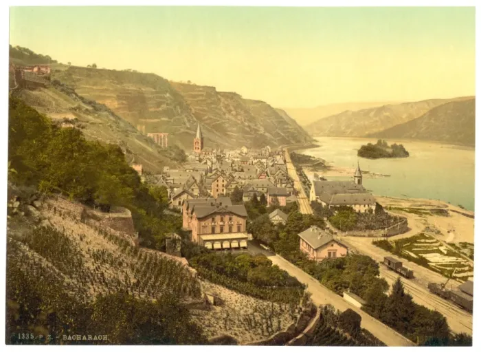 Framed Print : General view, Bacharach, the Rhine, Germany Framed Print : General view, Bacharach, the Rhine, Germany