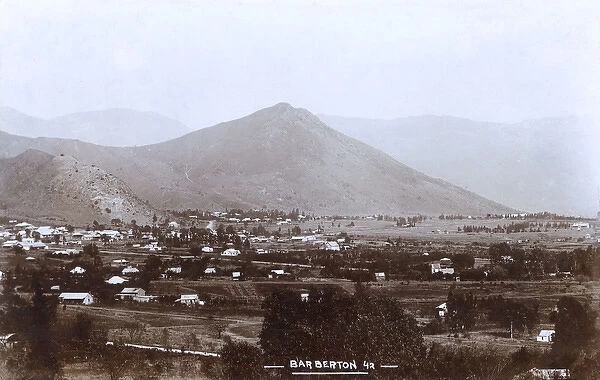 General view of Barberton, Transvaal, South Africa