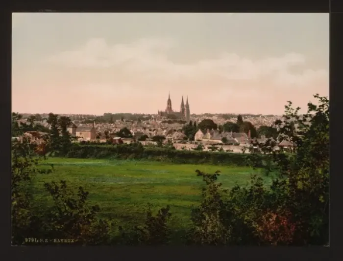 Framed Print : General view, Bayeux, France Framed Print : General view, Bayeux, France