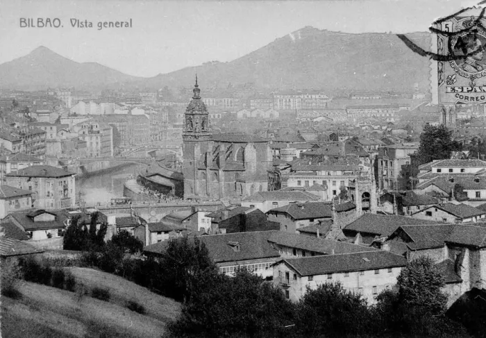 Framed Print : General view, Bilbao, Spain Framed Print : General view, Bilbao, Spain