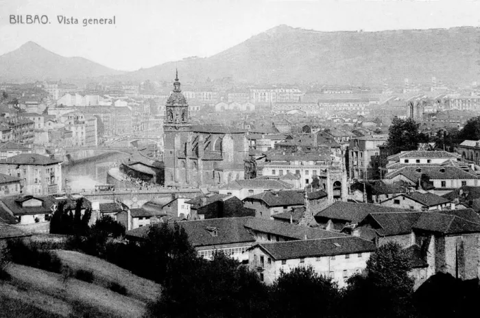 Framed Print : General view, Bilbao, Spain Framed Print : General view, Bilbao, Spain