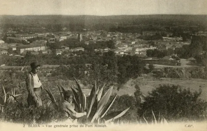 Framed Print : General view of Blida, from the Fort of Mimich Framed Print : General view of Blida, from the Fort of Mimich