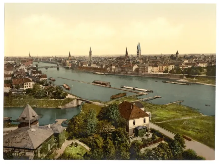 Framed Print : General view, Bremen, Germany Framed Print : General view, Bremen, Germany