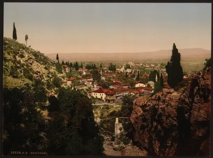 Framed Print : General view, Bursa, Turkey Framed Print : General view, Bursa, Turkey