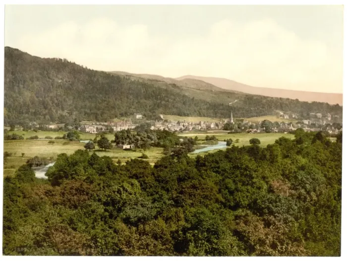Framed Print : General view, Callander, Scotland Framed Print : General view, Callander, Scotland