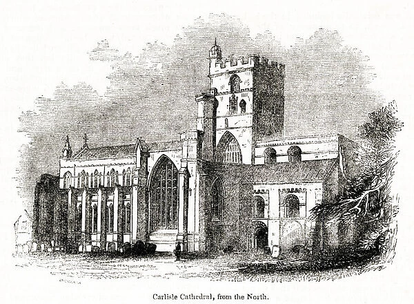 General view of Carlisle Cathedral, Cumbria
