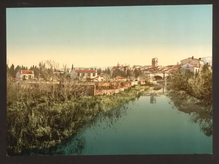 Framed Print : General view with the cathedral, San Raphael (i. e. San Raffa Framed Print : General view with the cathedral, San Raphael (i. e. San Raffa