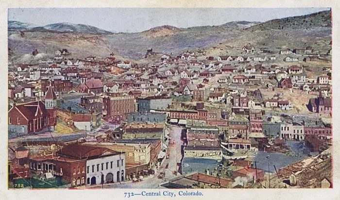 Framed Print : General view of Central City, Colorado, USA Framed Print : General view of Central City, Colorado, USA