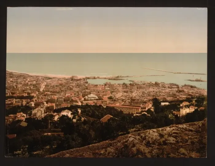 Framed Print : General view, Cette, France