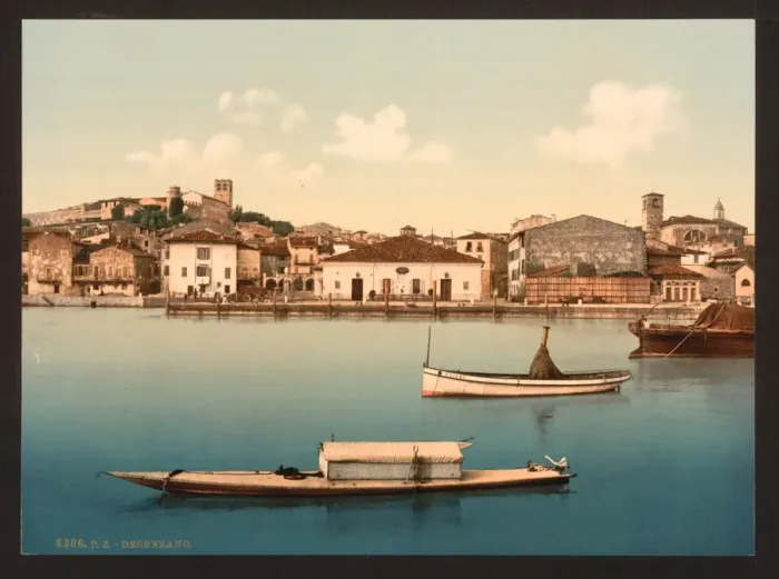 Framed Print : General view, Desenzano, Lake Garda, Italy Framed Print : General view, Desenzano, Lake Garda, Italy