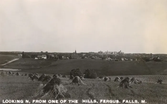 Framed Print : General view of Fergus Falls, Minnesota, USA Framed Print : General view of Fergus Falls, Minnesota, USA