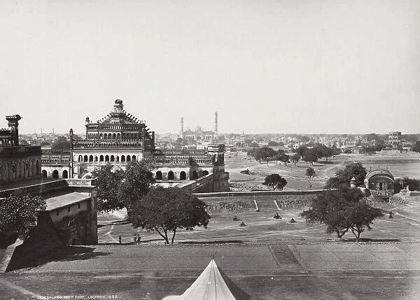 General view from the fort, Lucknow, India, Samuel Bourne