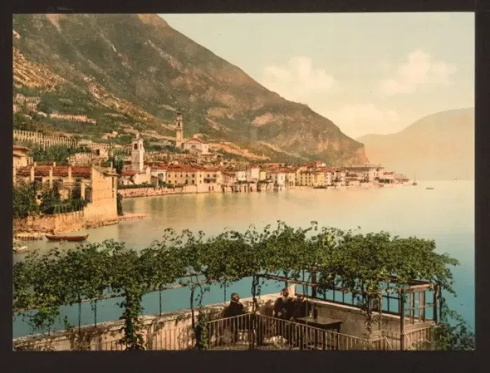Framed Print : General view, Gargnano, Lake Garda, Italy Framed Print : General view, Gargnano, Lake Garda, Italy